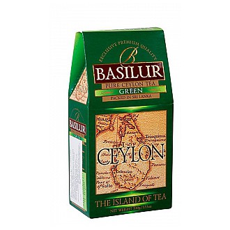 Čaj - BASILUR Island of Tea Ceylon Green papír 100 g