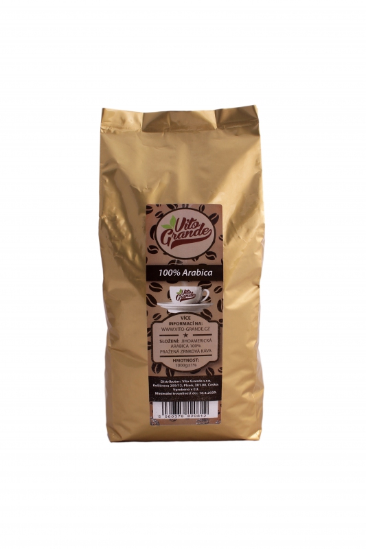 Zrnková káva - Vito Grande 100% Arabica káva zrnková 1000 g