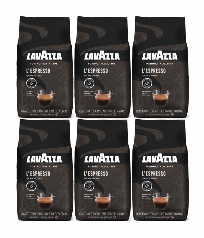 Zrnková káva - Lavazza Espresso Barista Perfetto 100% Arabica káva zrnková 6 x 1 000 g