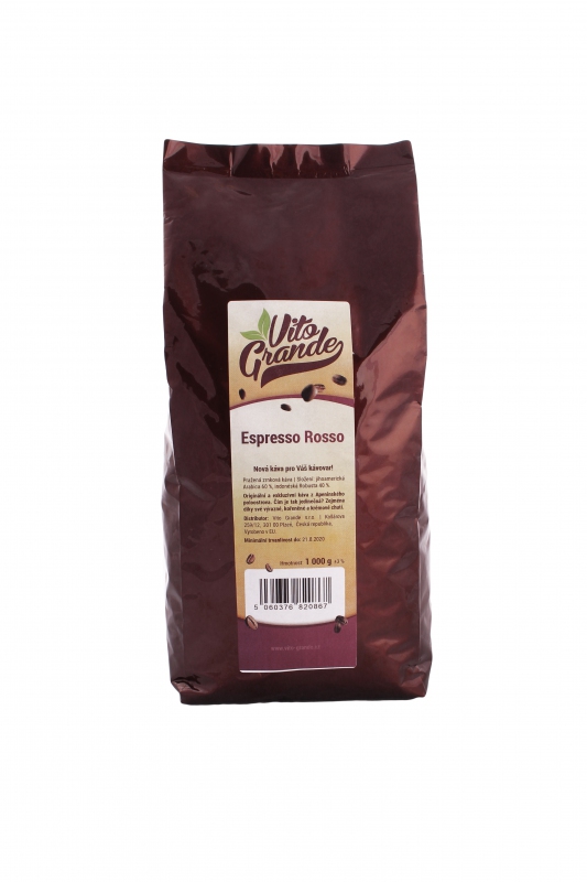 Zrnková káva - Vito Grande Rosso káva zrnková 1000 g