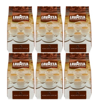 Zrnková káva - Lavazza Crema e Aroma káva zrnková 6 x 1000 g
