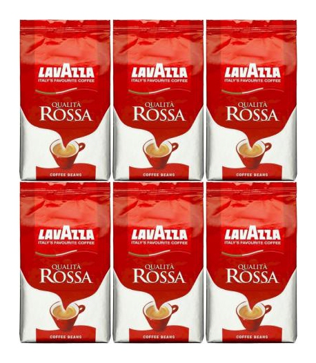 Zrnková káva - Lavazza Espresso Qualita Rossa káva zrnková 6 x 1000 g