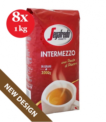 Zrnková káva - Segafredo Intermezzo zrnková káva 8 x 1000 g