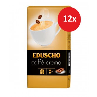 Zrnková káva - Eduscho Caffé Crema káva zrnková 12 x 1000 g