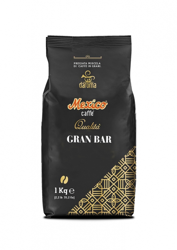 Zrnková káva - Mexico DAROMA Caffé gran bar káva zrnková 1000 g