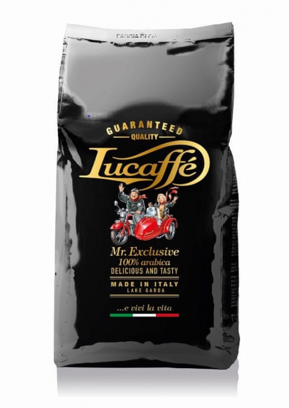 Zrnková káva - Lucaffe Mr. Exclusive 100% Arabica káva zrnková 1000 g