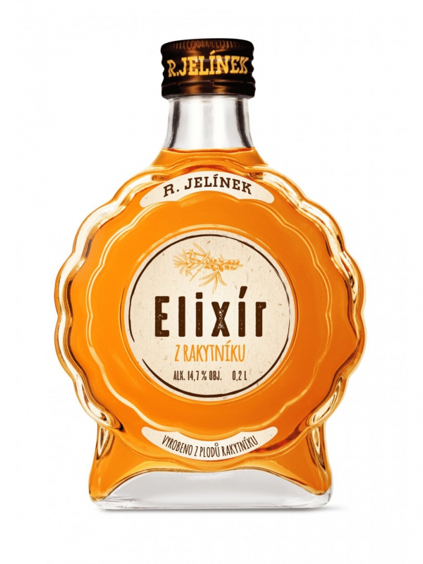 Alkohol - Elixír z rakytníku 14,7% 0,2 l
