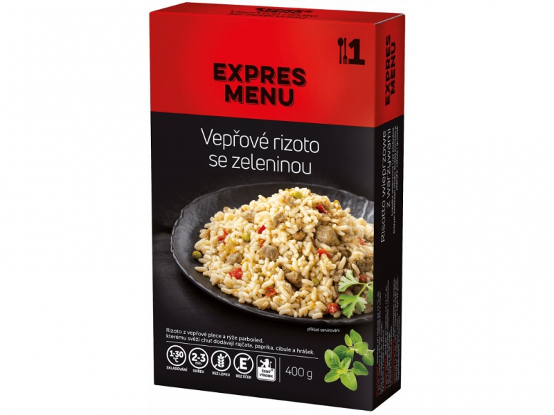 Expres Menu - KM Vepřové rizoto se zeleninou 400 g