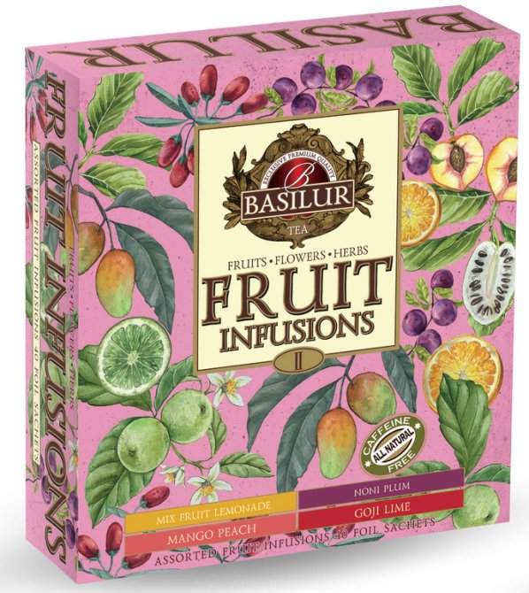 Čaj - BASILUR Fruit Infusions Assorted Vol.II přebal 40 gastro sáčků 80 g