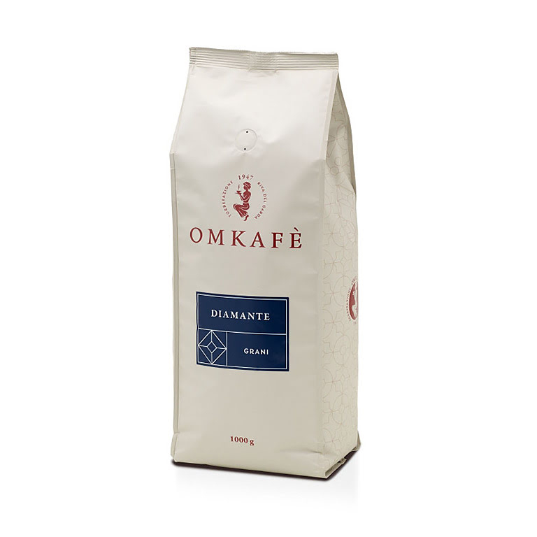 Zrnková káva - Omkafé Diamante zrnková káva 1000 g