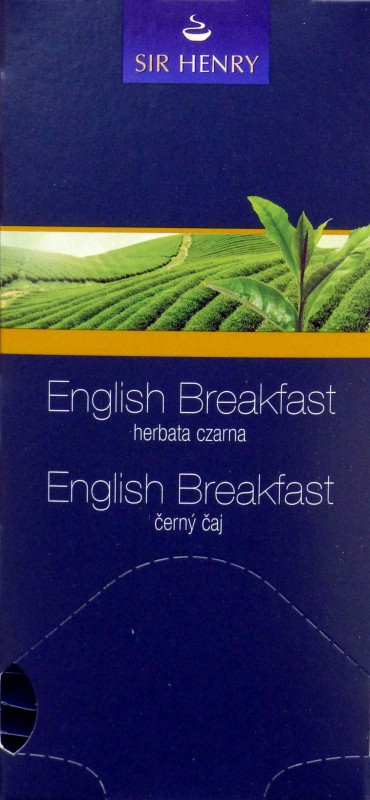Čaj - SIR HENRY čaj balený English Blend 25 sáčků