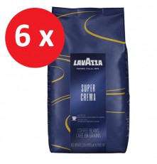 Lavazza Caffé Super Crema káva zrnková 6x 1000 g