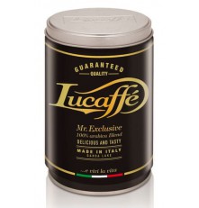 Lucaffe Mr. Exclusive 100% Arabica káva zrnková dóza 250 g